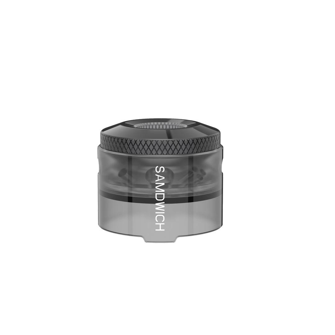 Load image into Gallery viewer, Translucent polished cap combo of the samdwich rda - DOVPO
